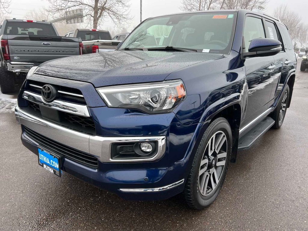 Used 2021 Toyota 4Runner SUV Limited Nautical Blue Metallic For Sale in