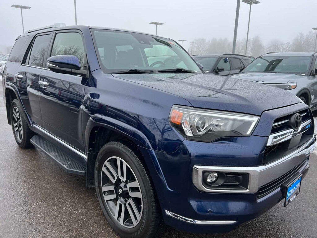 Used 2021 Toyota 4Runner SUV Limited Nautical Blue Metallic For Sale in