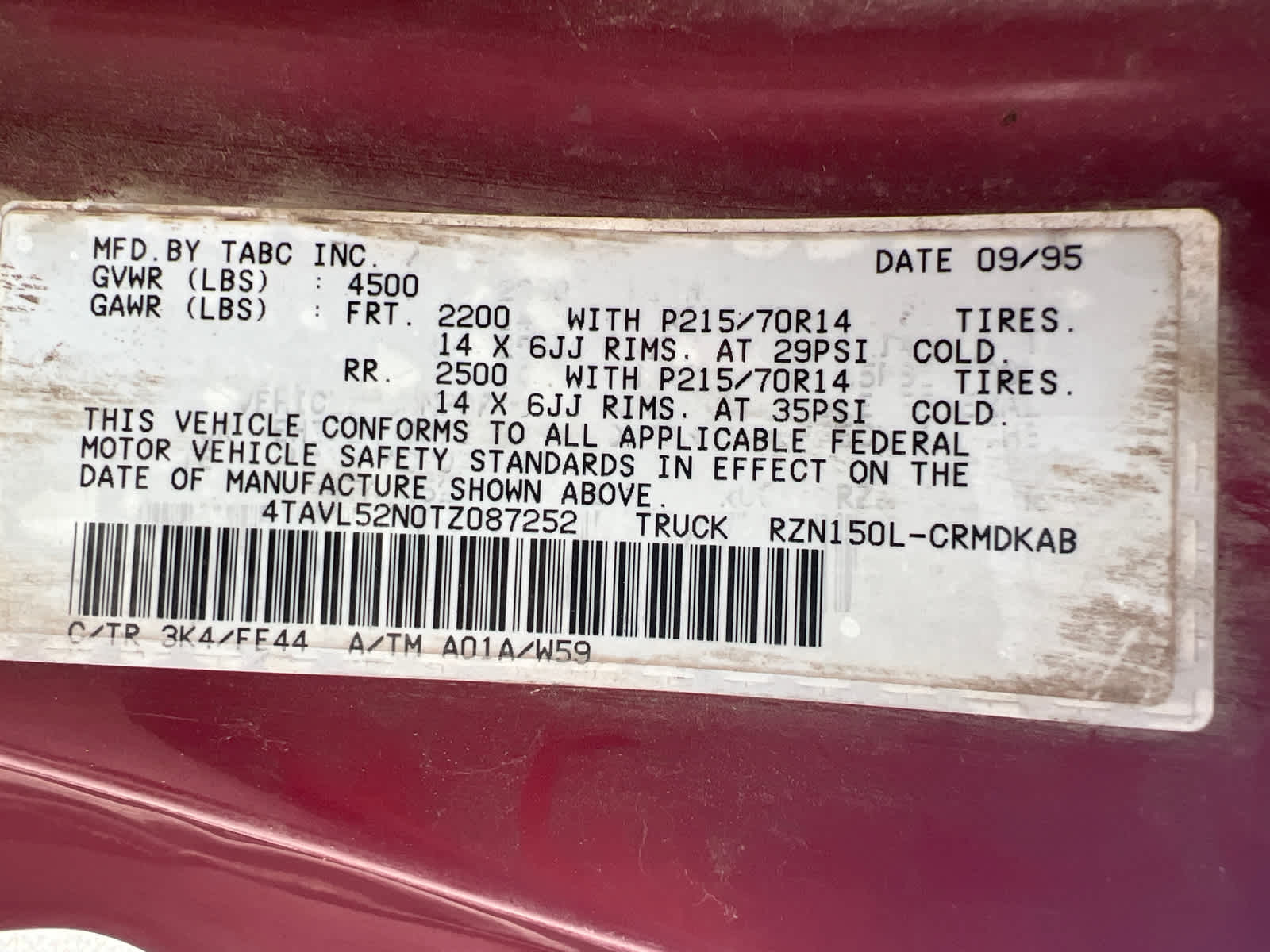 Thumbnail: 1996 Toyota Tacoma - 15