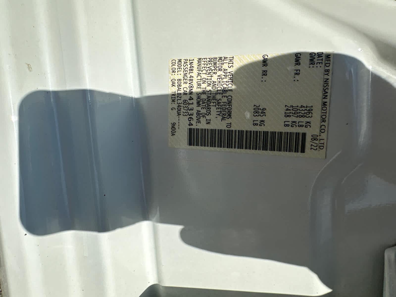 Thumbnail: 2022 Nissan Altima - 16