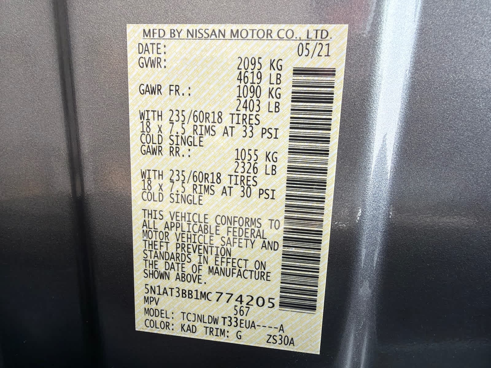 Thumbnail: 2021 Nissan Rogue - 18