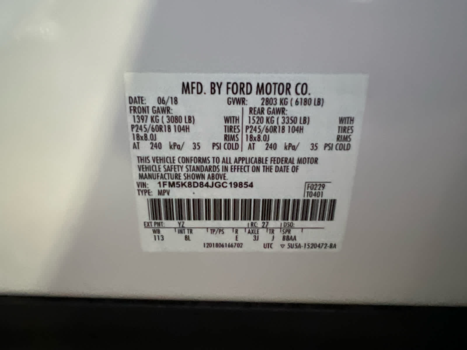 Thumbnail: 2018 Ford Explorer - 17