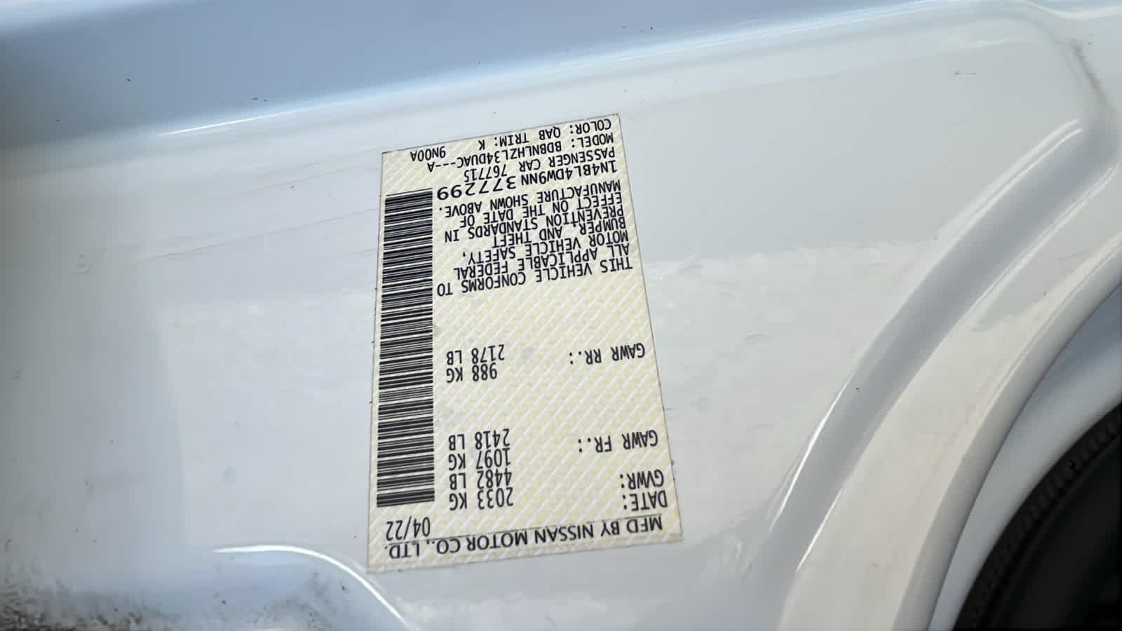 Thumbnail: 2022 Nissan Altima - 22