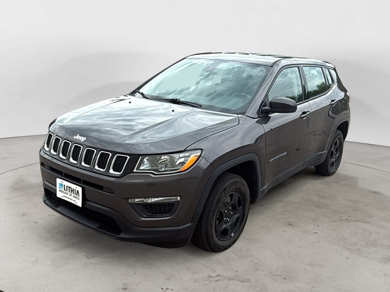 Used 2018 Jeep Compass Sport with VIN 3C4NJDAB9JT284713 for sale in Ames, IA