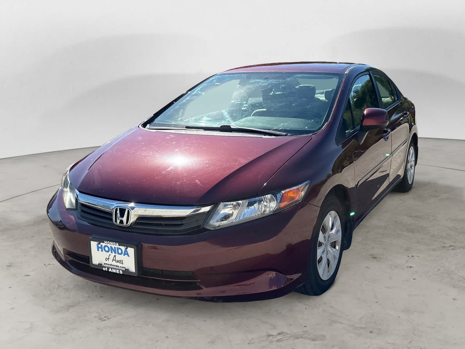 Used 2012 Honda Civic LX with VIN 19XFB2F59CE104954 for sale in Ames, IA