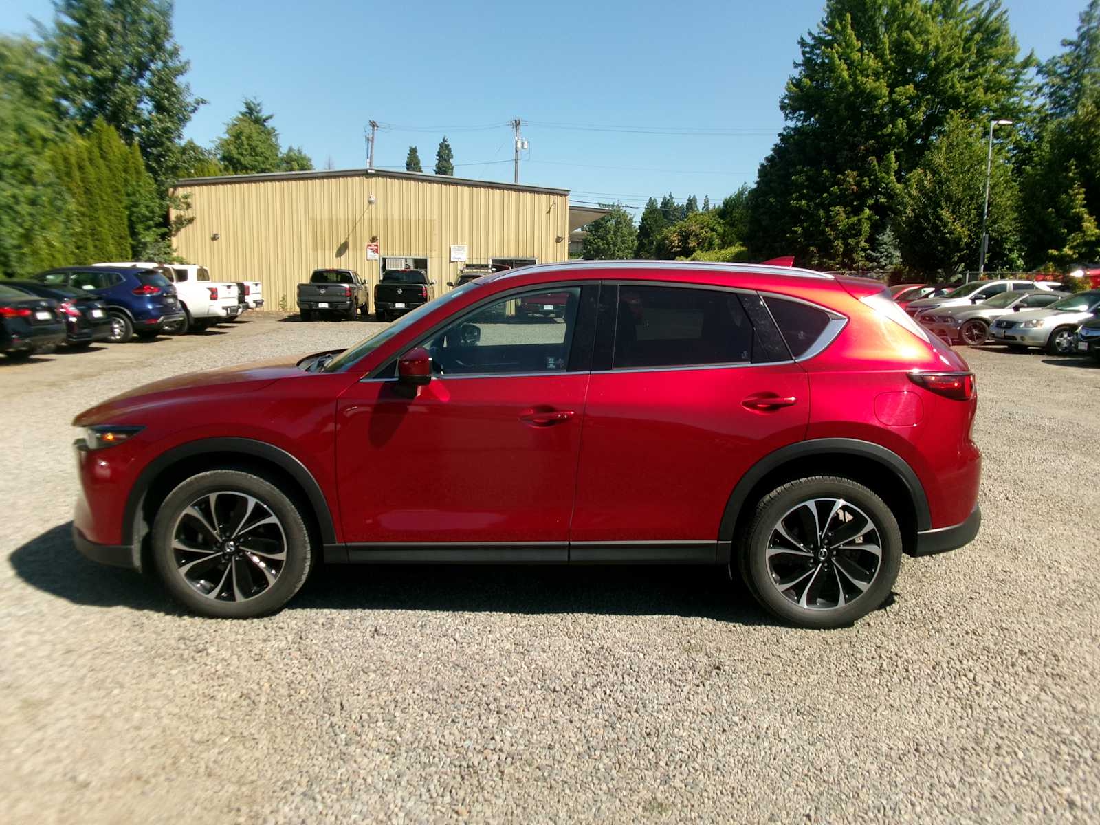 Used 2022 Mazda CX-5 S Premium Plus package with VIN JM3KFBEM6N1549600 for sale in Eugene, OR