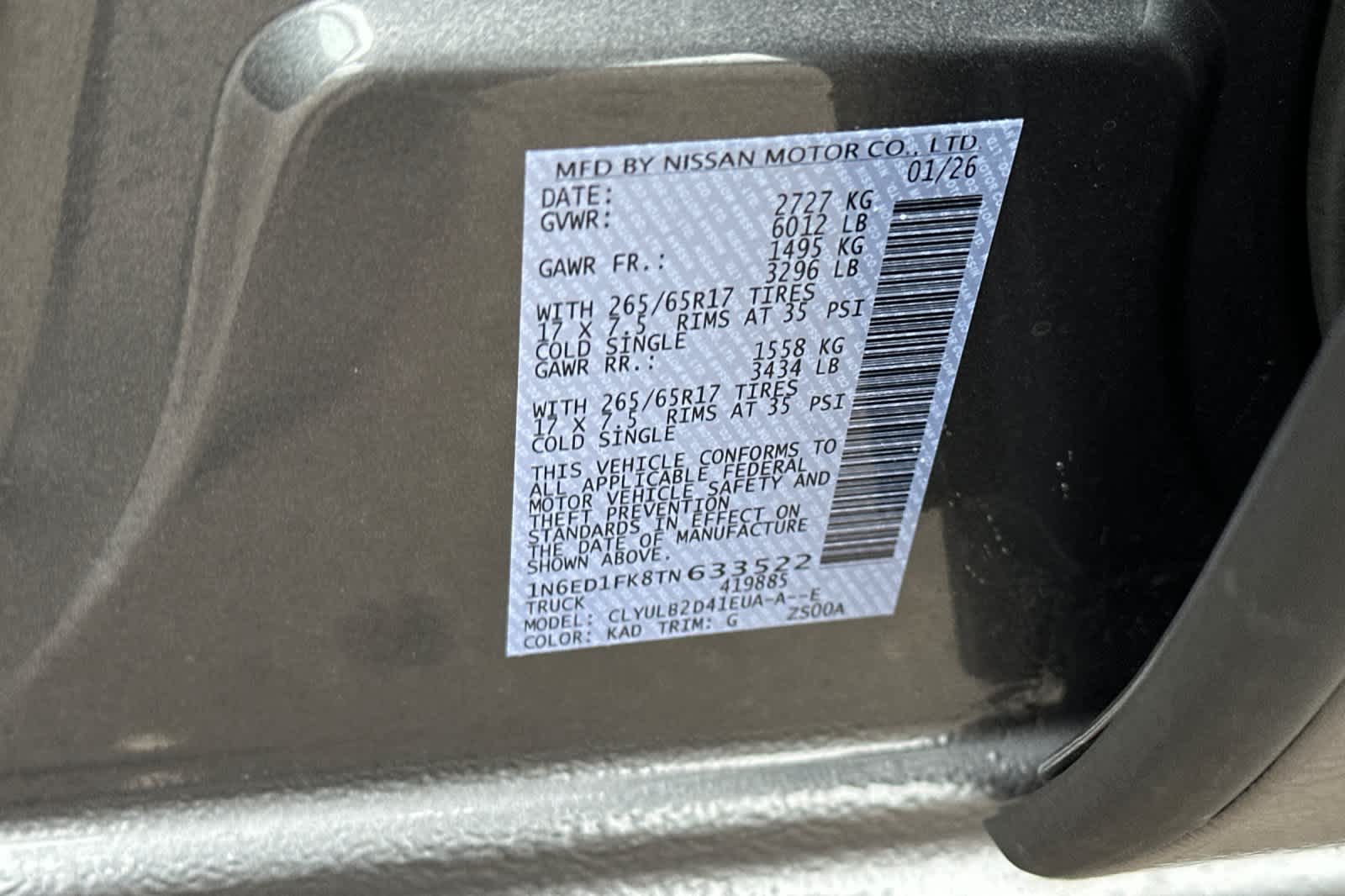 Thumbnail: 2026 Nissan Frontier - 25