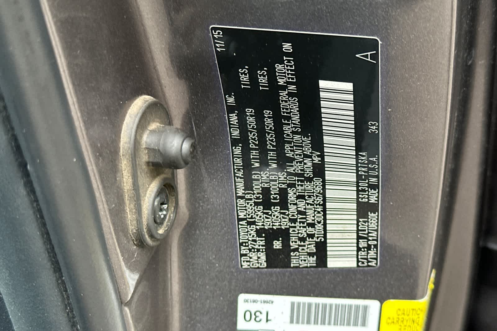 Thumbnail: 2015 Toyota Sienna - 31