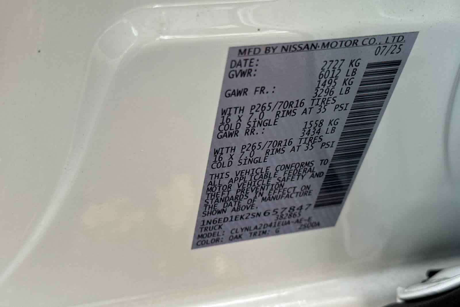 Thumbnail: 2025 Nissan Frontier - 25