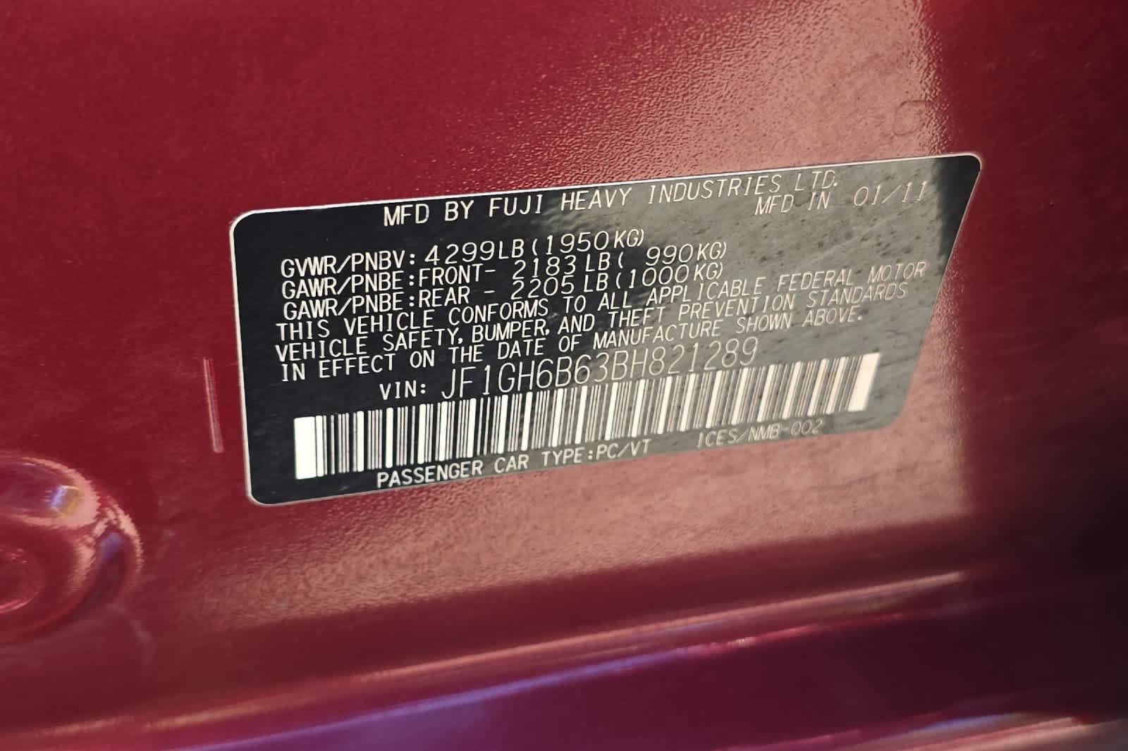 Thumbnail: 2011 Subaru Impreza - 26