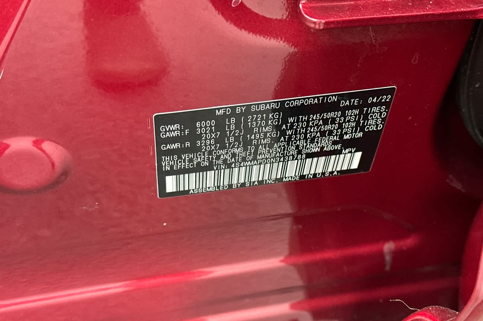 Thumbnail: 2022 Subaru Ascent - 31