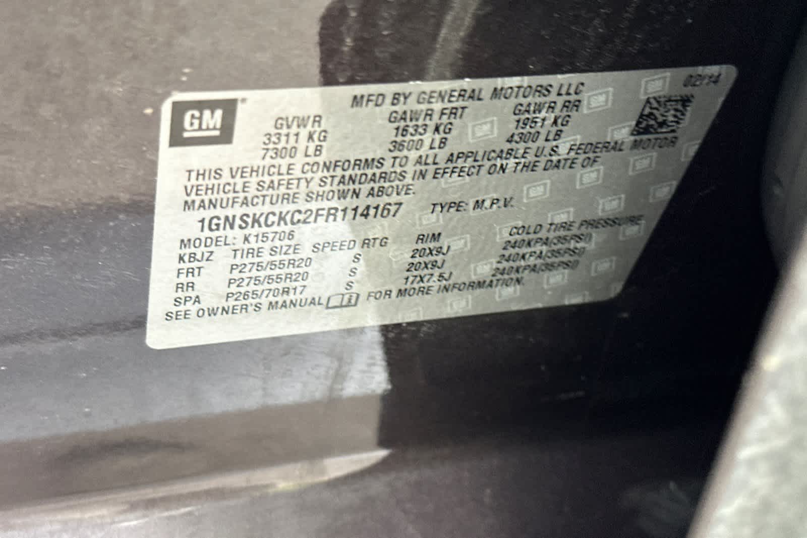 Thumbnail: 2015 Chevrolet Tahoe - 32