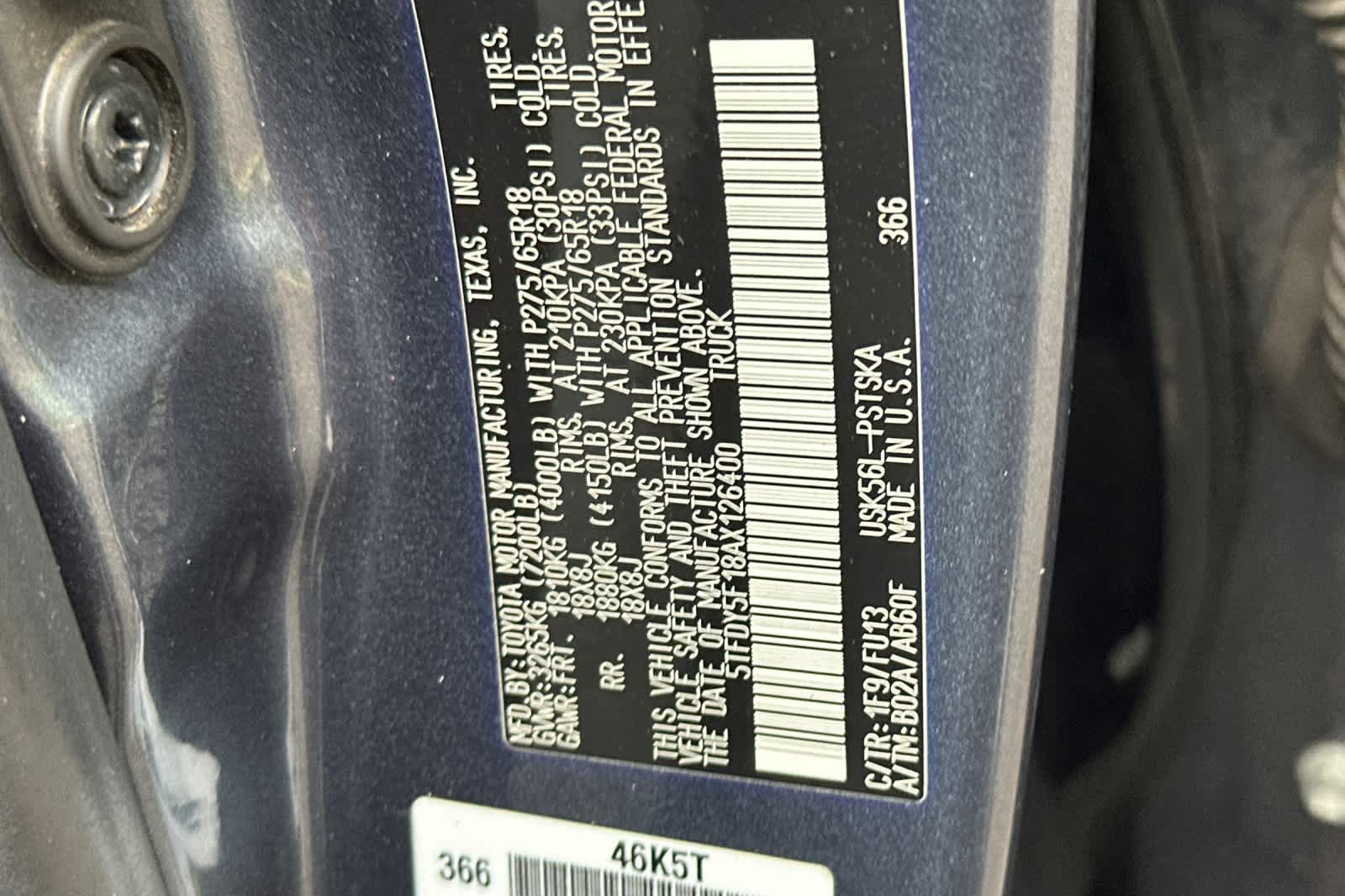 Thumbnail: 2010 Toyota Tundra - 26