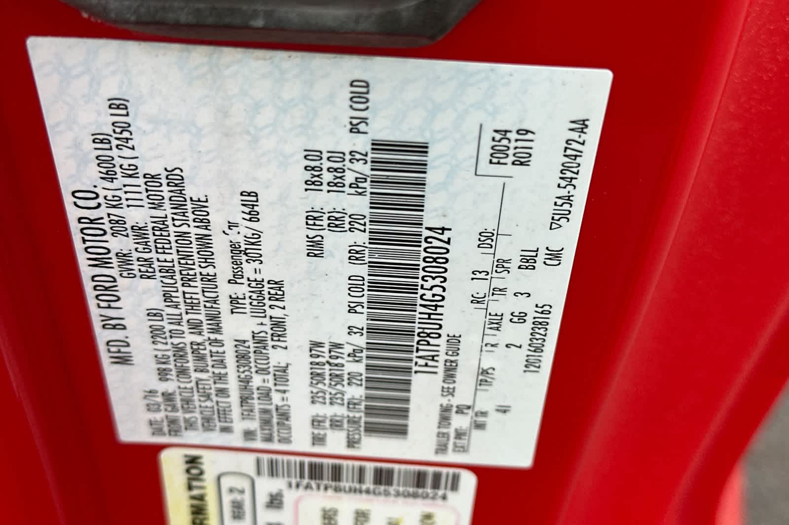 Thumbnail: 2016 Ford Mustang - 29