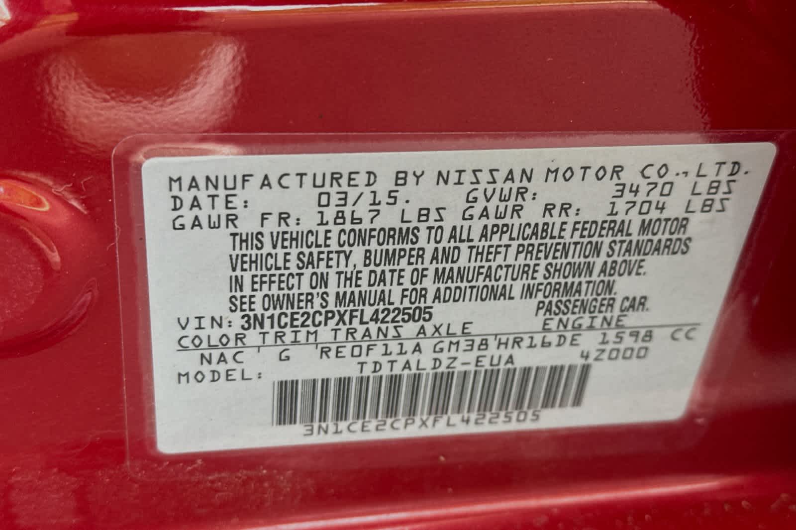 Thumbnail: 2015 Nissan Versa Note - 26