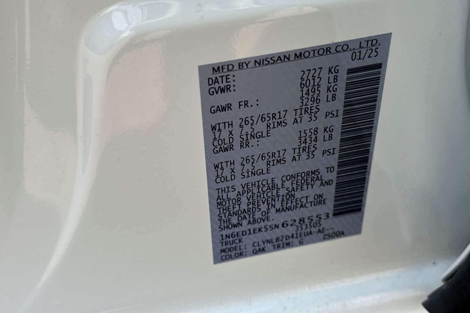 Thumbnail: 2025 Nissan Frontier - 25