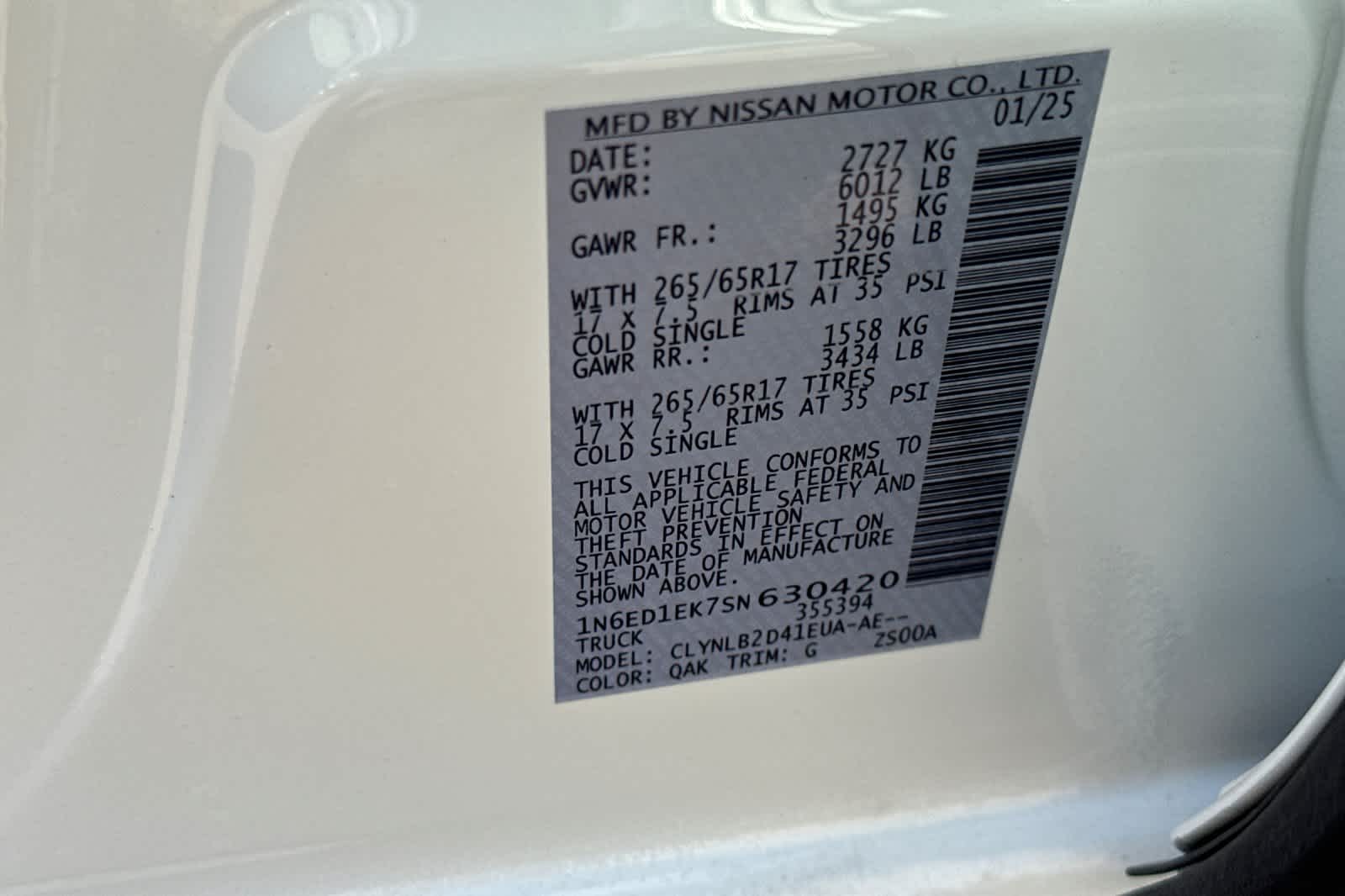 Thumbnail: 2025 Nissan Frontier - 25