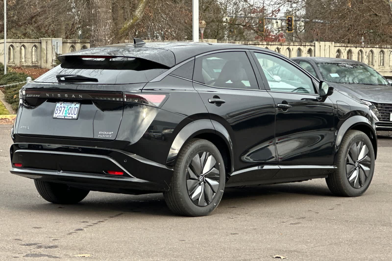 Certified 2025 Nissan ARIYA Evolve+ with VIN JN8DF0BFXSM766271 for sale in Eugene, OR