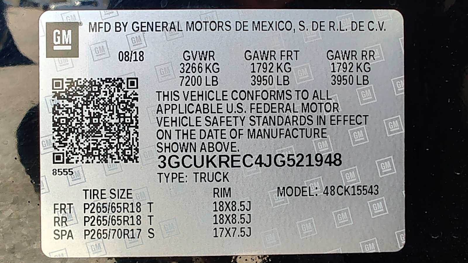 Thumbnail: 2018 Chevrolet Silverado 1500 - 21