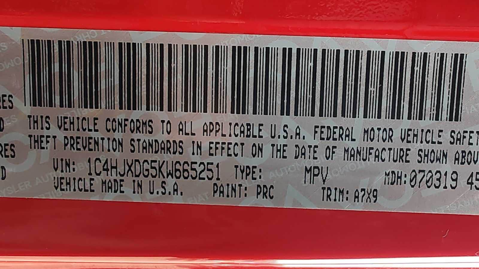 Thumbnail: 2019 Jeep Wrangler - 4