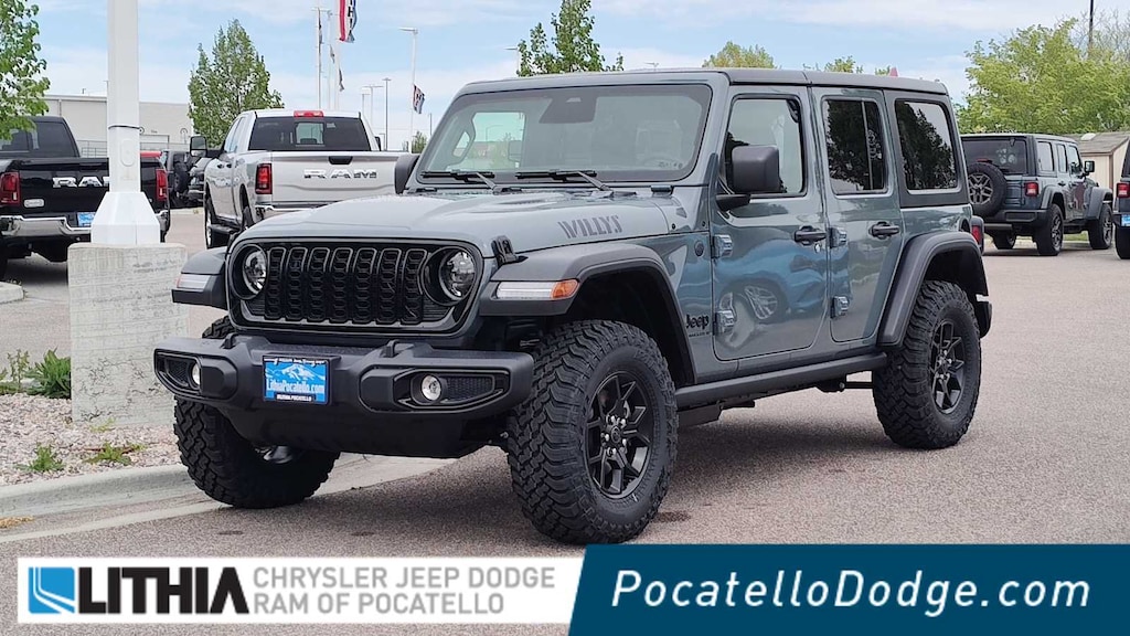 New 2026 Jeep Wrangler 4-DOOR WILLYS Sport Utility