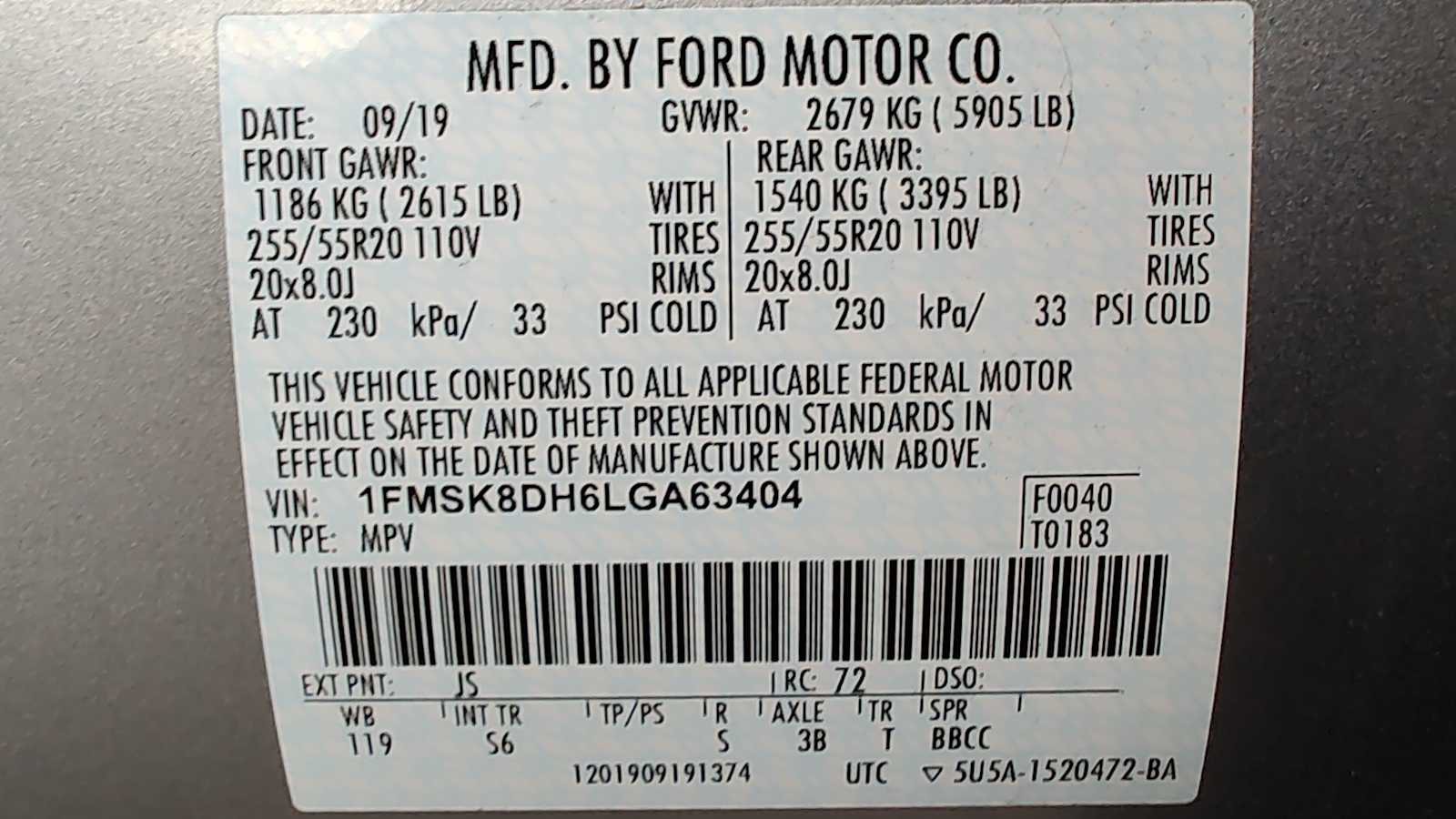 Thumbnail: 2020 Ford Explorer - 20