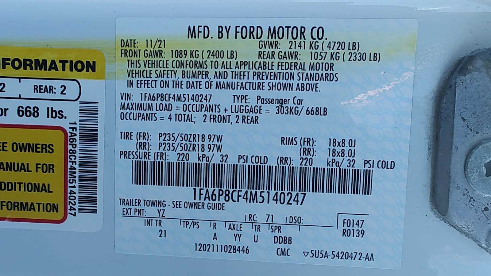 Thumbnail: 2021 Ford Mustang - 4