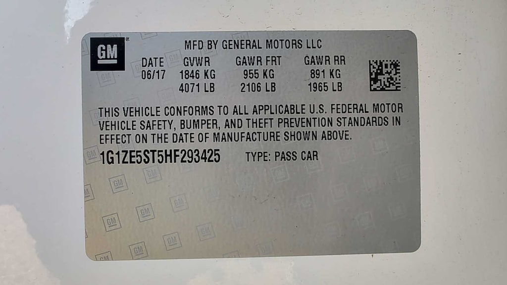 Used 2017 Chevrolet Malibu LT w/1LT Sedan