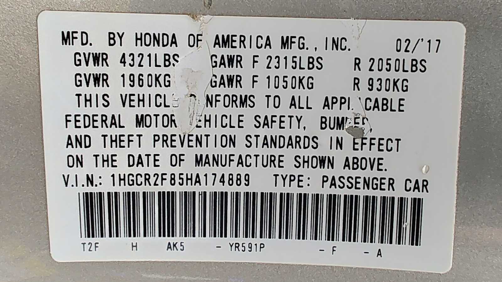 Thumbnail: 2017 Honda Accord - 21