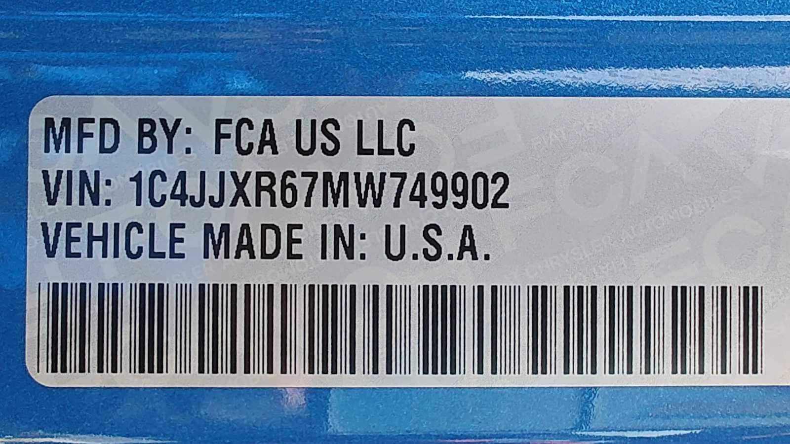 Thumbnail: 2021 Jeep Wrangler - 21