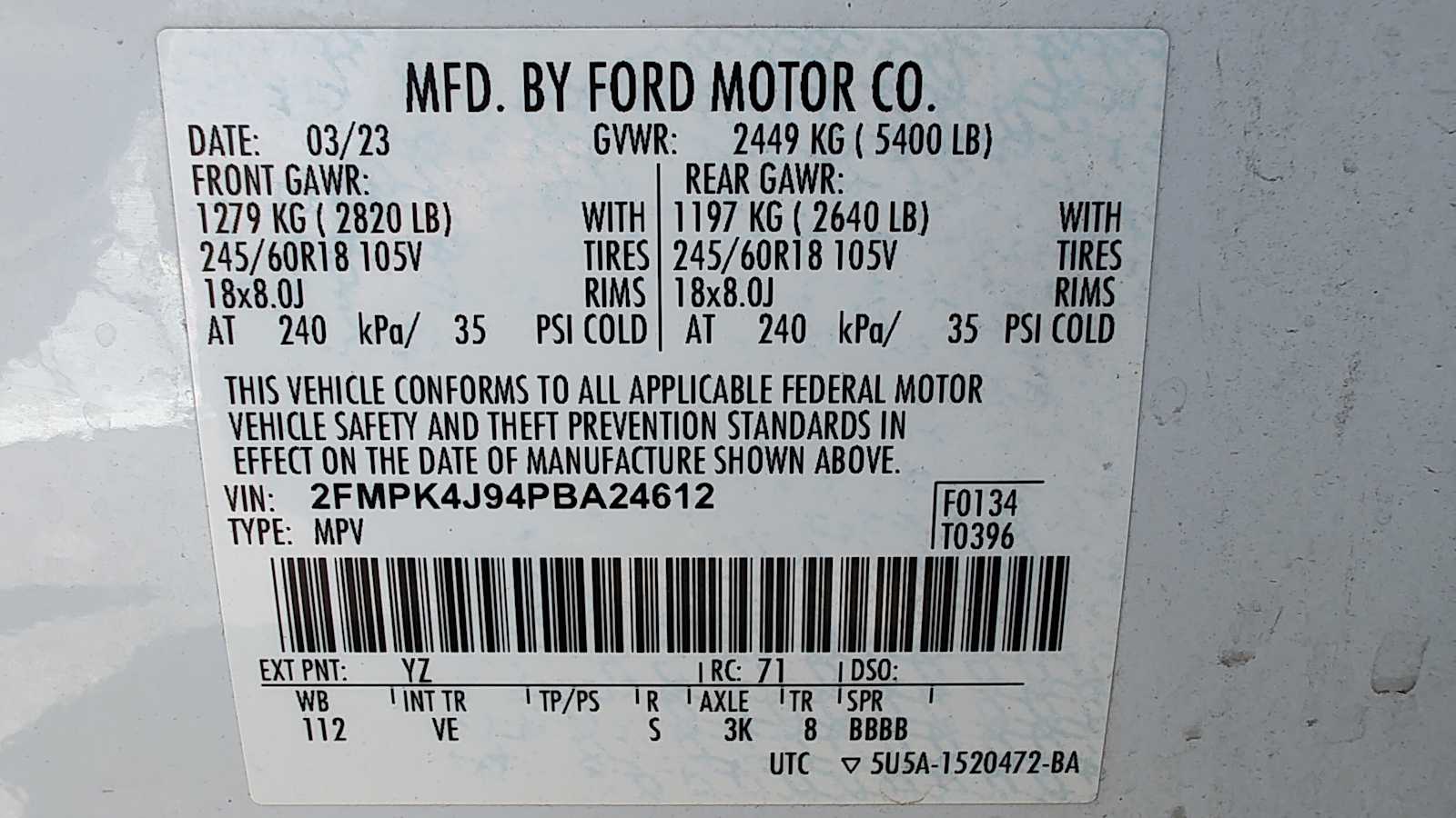 2023 Ford Edge SEL 21
