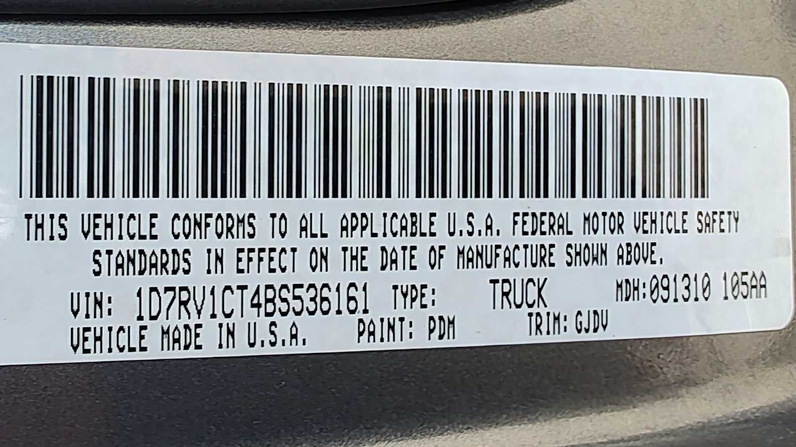 Thumbnail: 2011 RAM 1500 - 4