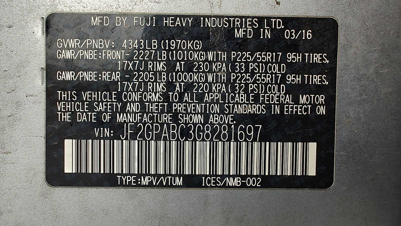 Thumbnail: 2016 Subaru Crosstrek - 4