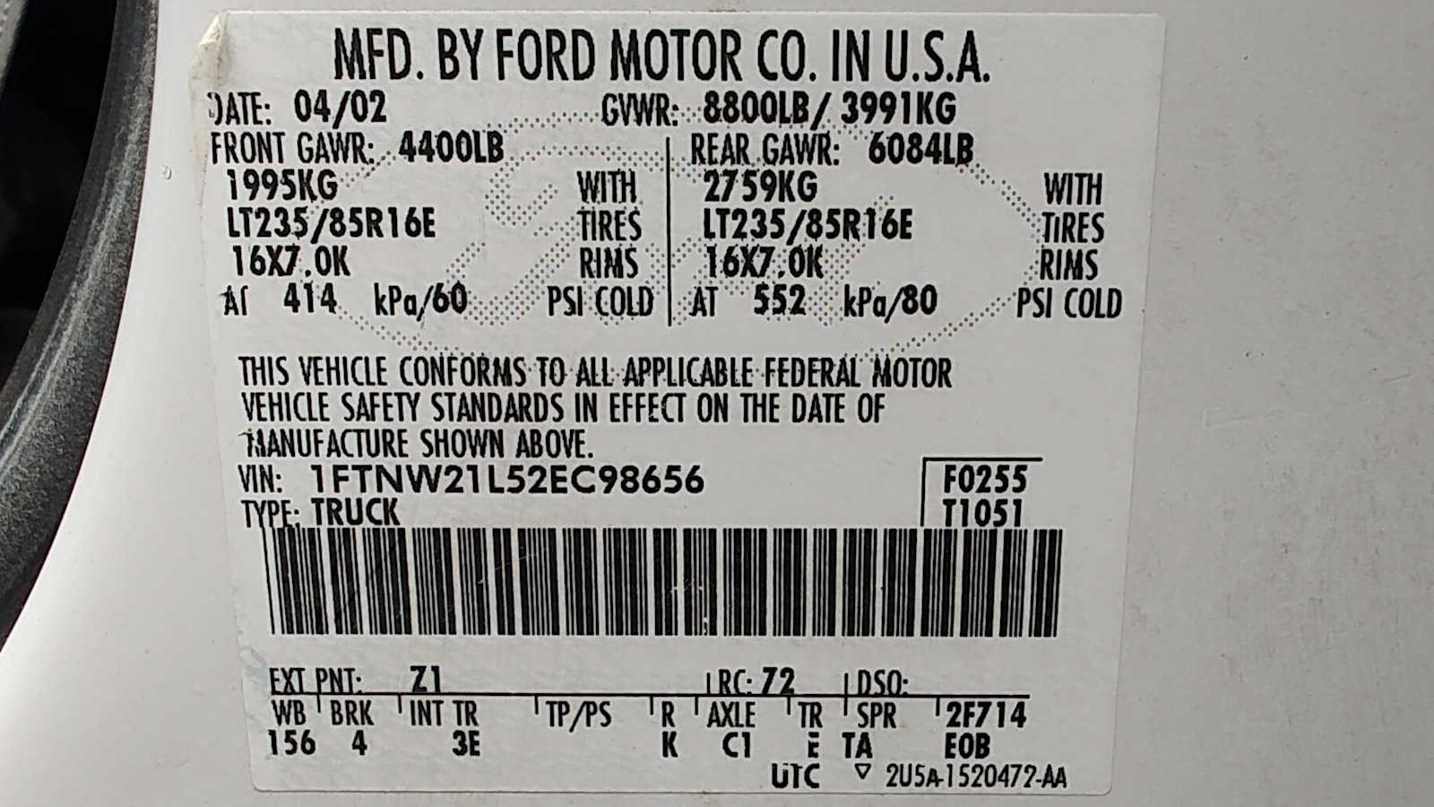 Thumbnail: 2002 Ford F-250 - 21