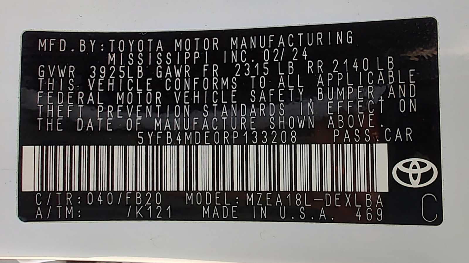 Thumbnail: 2024 Toyota Corolla - 21