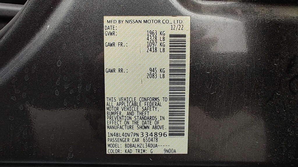 Used 2023 Nissan Altima 2.5 SV Sedan