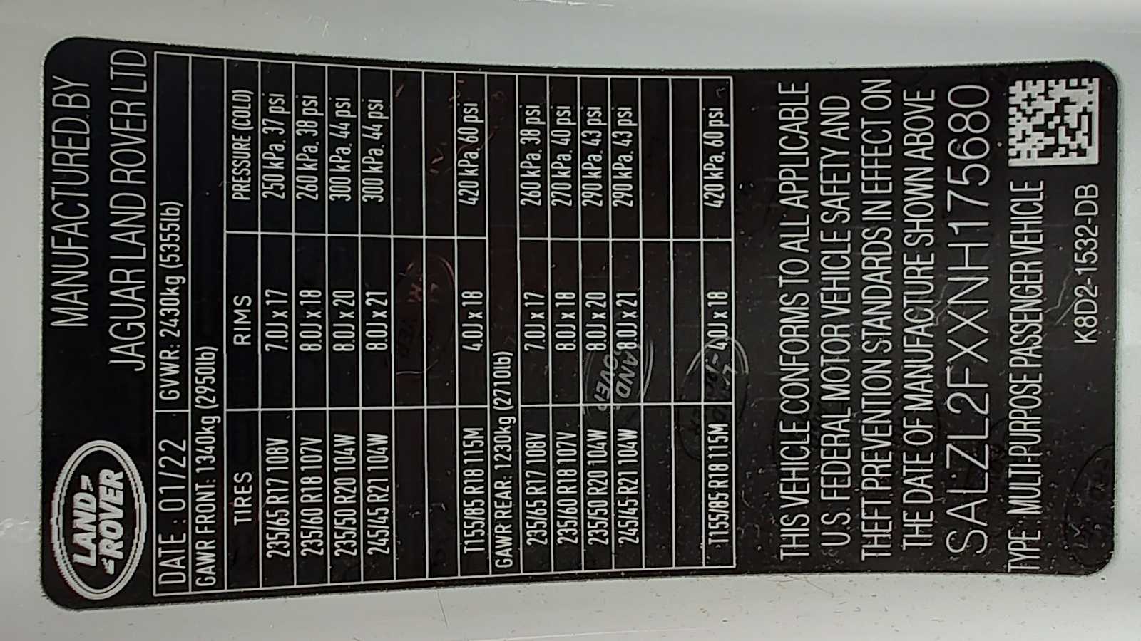 Thumbnail: 2022 Land Rover Range Rover Evoque - 21