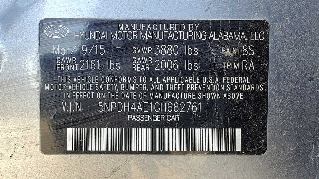 Used 2016 Hyundai Elantra SE Sedan