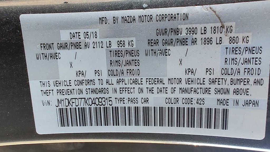 Used 2019 Mazda Mazda CX-3 Grand Touring SUV