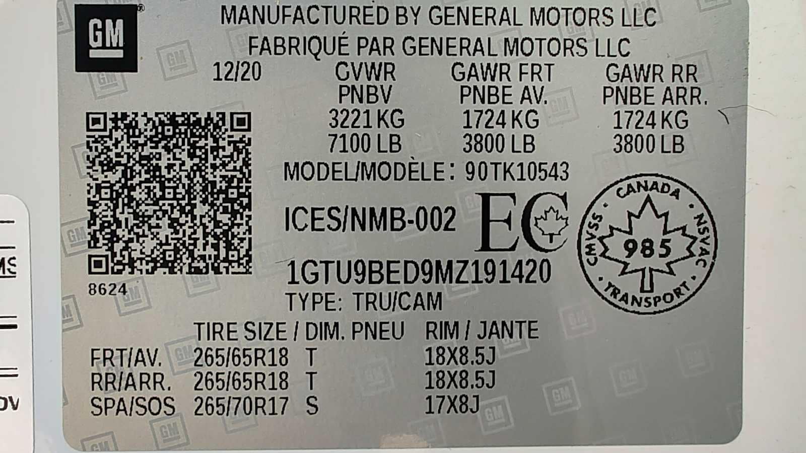 Thumbnail: 2021 GMC Sierra 1500 - 21