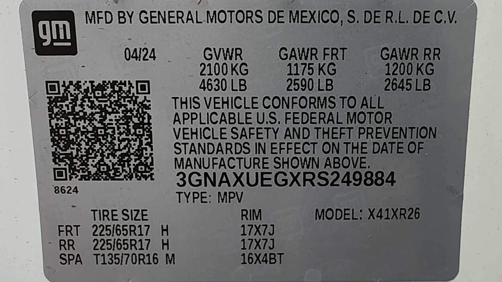 Thumbnail: 2024 Chevrolet Equinox - 21