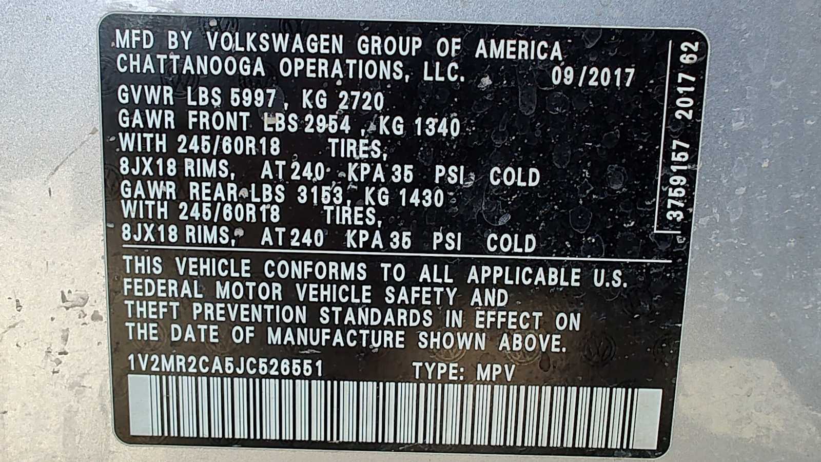 Thumbnail: 2018 Volkswagen Atlas - 4