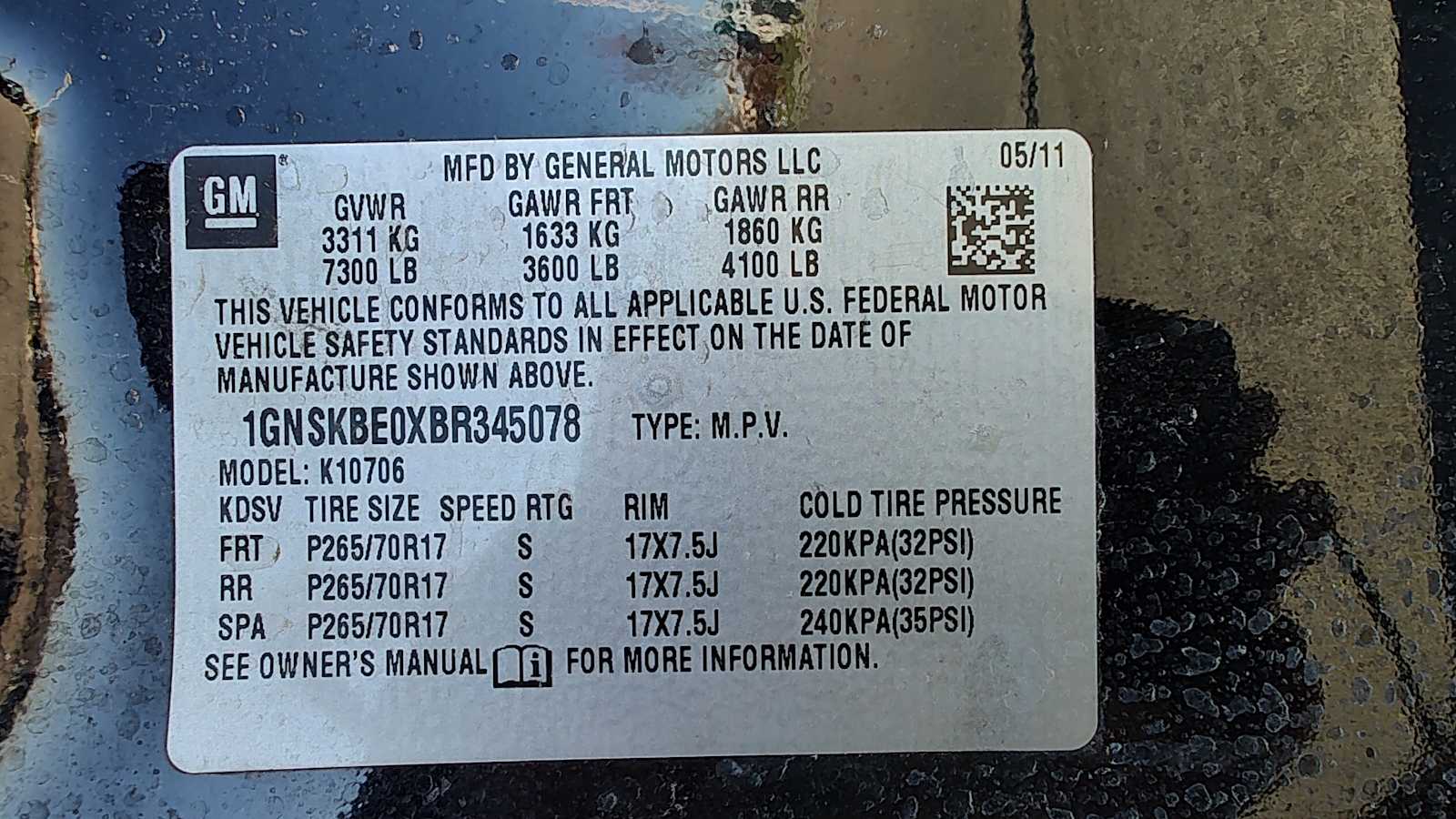 Thumbnail: 2011 Chevrolet Tahoe - 4