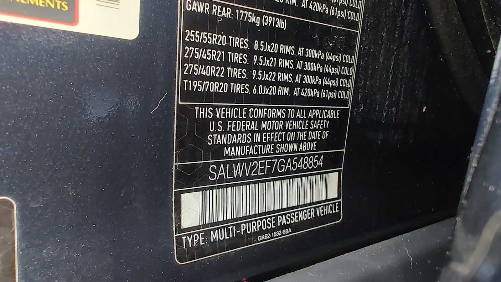 Thumbnail: 2016 Land Rover Range Rover Sport - 4