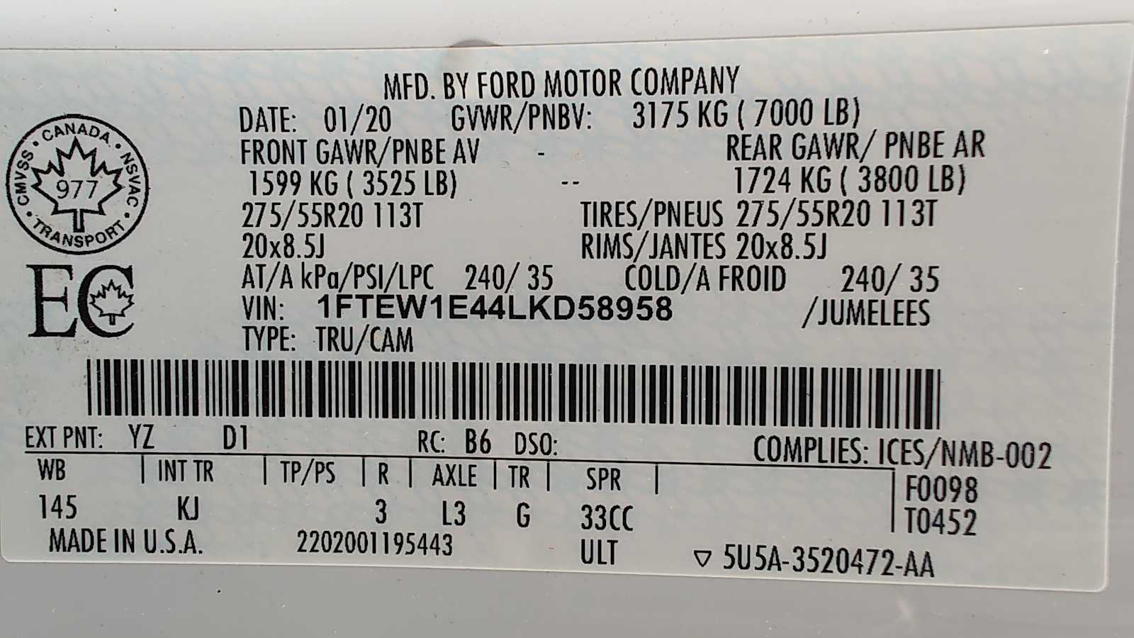 Thumbnail: 2020 Ford F-150 - 21