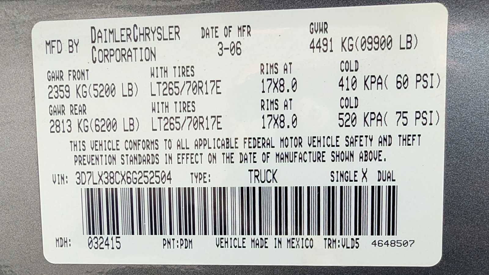 Thumbnail: 2006 Dodge Ram 3500 - 21