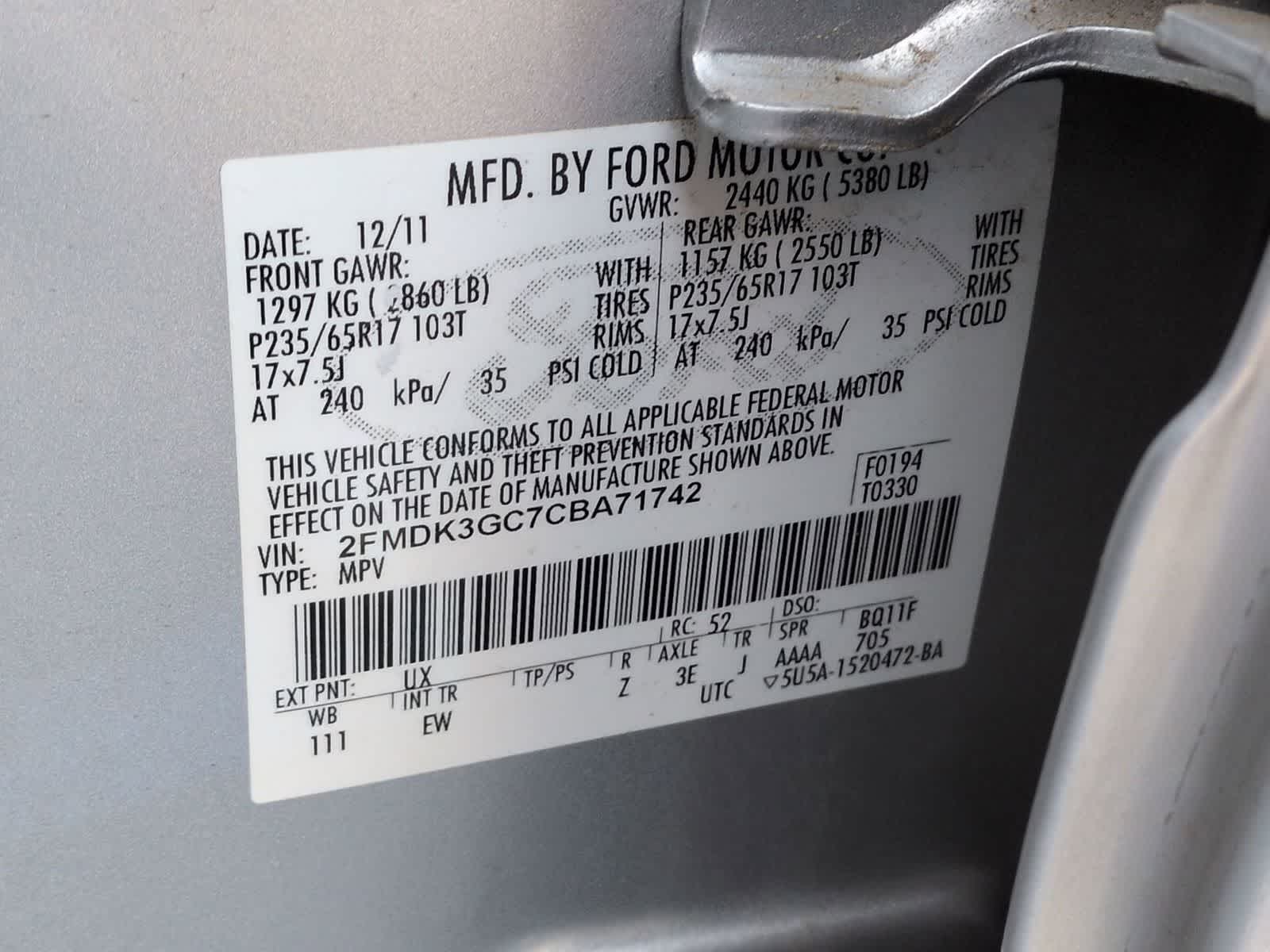 Thumbnail: 2012 Ford Edge - 32