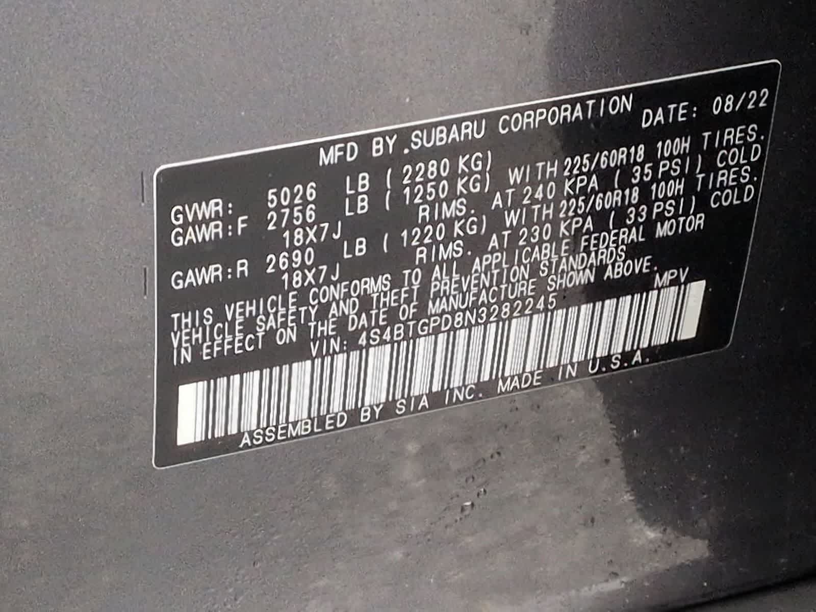 2022 Subaru Outback Touring - Photo 39