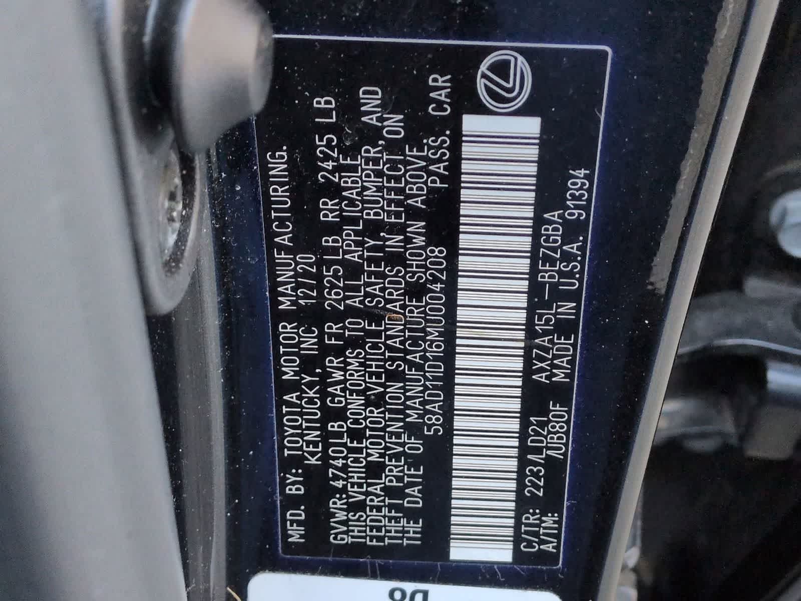 Thumbnail: 2021 Lexus ES - 38