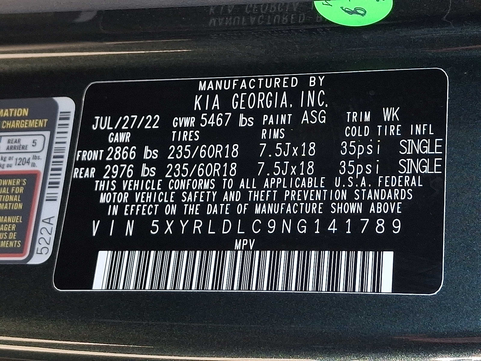 Thumbnail: 2022 Kia Sorento - 26